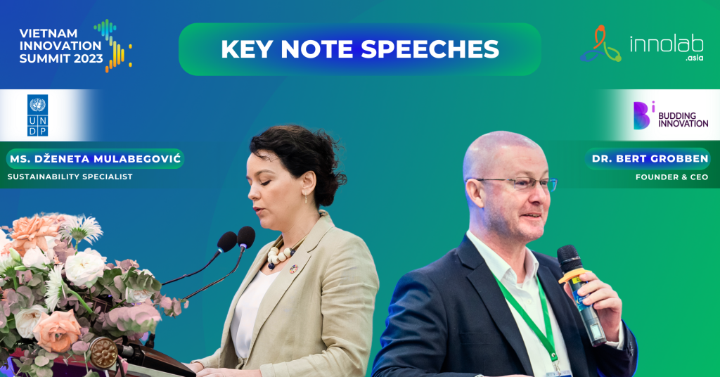 Dr. Bert Grobben, Founder & CEO at Budding Innovation and Ms. Dženeta Mulabegović, a Sustainability Specialist at UNDP