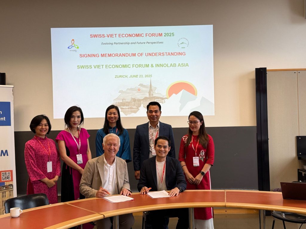 InnoLab Asia signed MOU with Swiss Viet Economic Forum